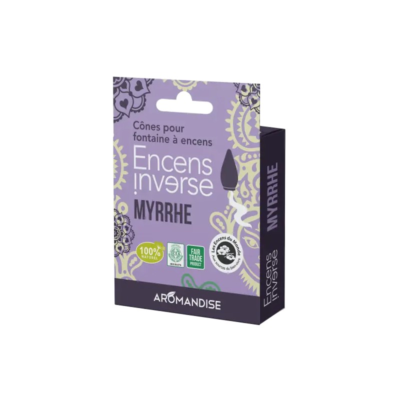 Encens inversé myrrhe - Les Encens du Monde Les encens du monde  dans votre magasin bio en ligne Etiketbio.eu