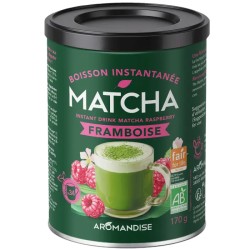 Matcha framboise bio 170g - Aromandise Aromandise  dans votre magasin bio en ligne Etiketbio.eu