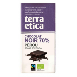 CHOCOLAT NOIR PEROU 100G | TERRA ETICA | Acheter sur EtiketBio.eu