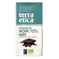 TABLETTE CHOC. NOIR 72% DE HAITI 100G | TERRA ETICA | Acheter sur E...