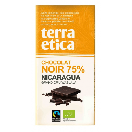 Chocolat noir nicaragua 100g Terra Etica  dans votre magasin bio en ligne Etiketbio.eu