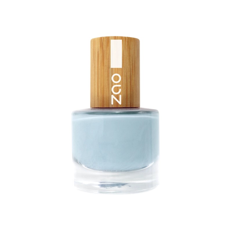 Vernis à ongles bleu dragée 682 Zao Zao  dans votre magasin bio en ligne Etiketbio.eu