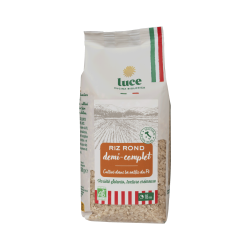 Riz rond 1/2 complet bio 500g Luce Luce  dans votre magasin bio en ligne Etiketbio.eu