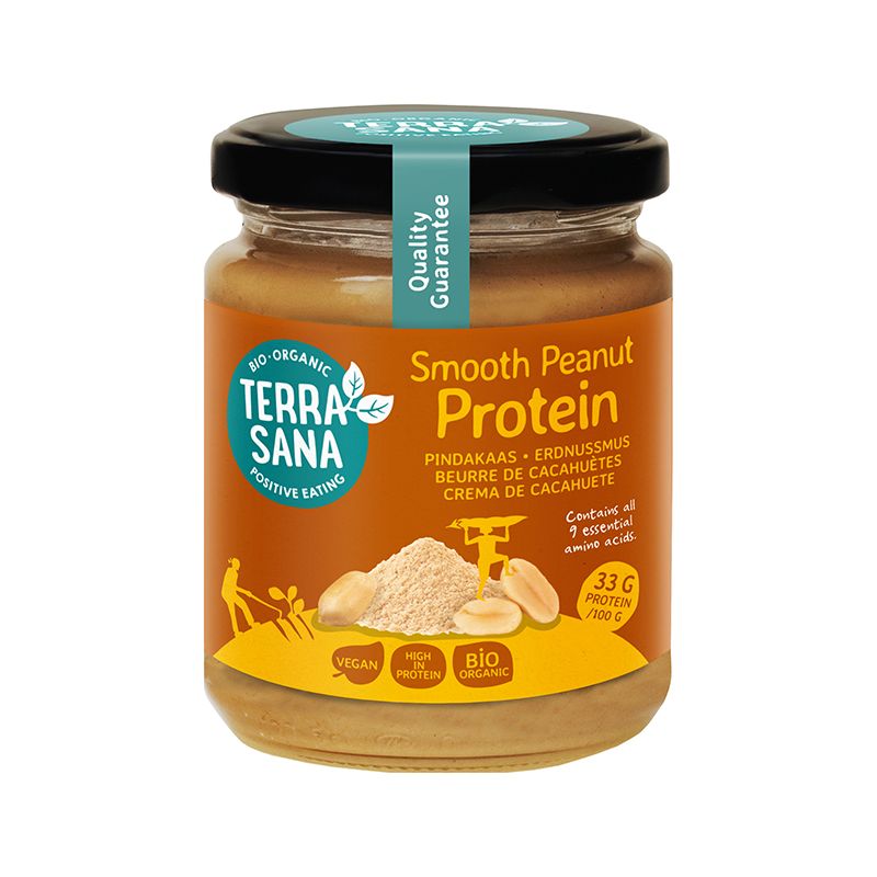 Beurre de cacahuètes protéiné TerraSana 250g TerraSana  dans votre magasin bio en ligne Etiketbio.eu