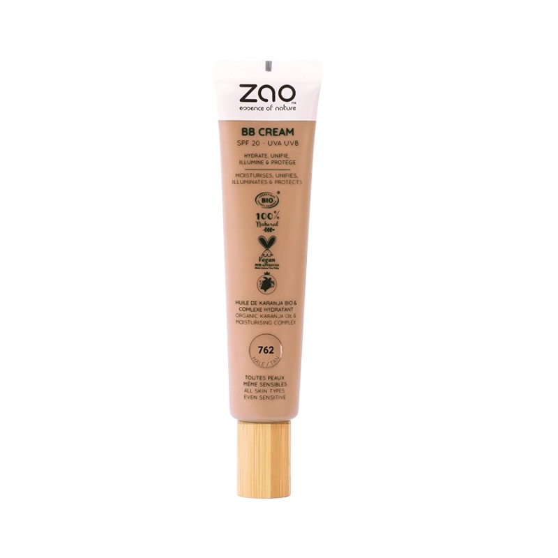 BB crème bio SPF 20 762 Hâlé Zao Zao  dans votre magasin bio en ligne Etiketbio.eu