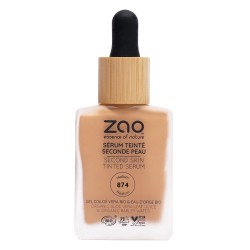 Sérum teinté seconde peau 874 Médium Zao Zao  dans votre magasin bio en ligne Etiketbio.eu