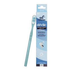Brosse à dents medium Déclic Bleu orage Lamazuna Lamazuna  dans votre magasin bio en ligne Etiketbio.eu