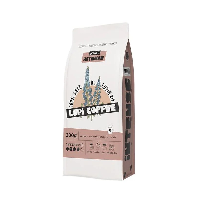 Café de lupin bio Intense moulu 200 g Lupi Lupi coffee  dans votre magasin bio en ligne Etiketbio.eu