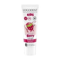 Dentifrice enfant sans fluor Happy Kids Logona Logodent  dans votre magasin bio en ligne Etiketbio.eu