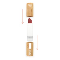Rouge à lèvres bio Classic 465 Rouge sombre Zao Zao  dans votre magasin bio en ligne Etiketbio.eu