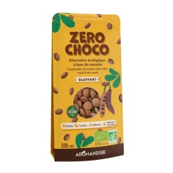 Pistoles de caroube bio Zéro Choco Aromandise Aromandise  dans votre magasin bio en ligne Etiketbio.eu