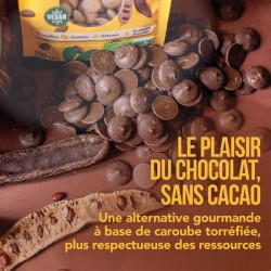 Pistoles de caroube bio Zéro Choco Aromandise Aromandise  dans votre magasin bio en ligne Etiketbio.eu
