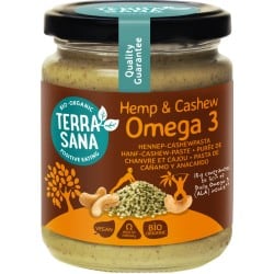 Purée chanvre et noix de cajou bio 250g TerraSana TerraSana  dans votre magasin bio en ligne Etiketbio.eu