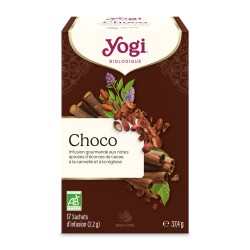 Yogi Tea Choco bio, 17 sachets Yogi Tea  dans votre magasin bio en ligne Etiketbio.eu
