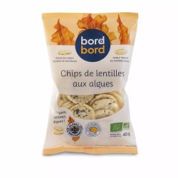 Chips algues lentilles corail bio Bord à Bord 40g Bord à Bord  dans votre magasin bio en ligne Etiketbio.eu