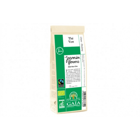 The vert jasmin flowers 100g Les Jardins de Gaïa  dans votre magasin bio en ligne Etiketbio.eu
