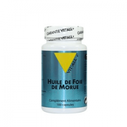 Huile de foie de morue 100caps Vit'all + dans votre magasin bio en ligne Etiketbio.eu
