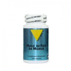 HUILE DE FOIE DE MORUE 100CAPS | VITALL + chez Etik&Bio