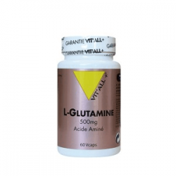 L-GLUTAMINE 500MG 60VCAPS | VITALL + chez Etik&Bio