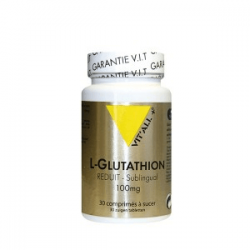 L-GLUTATHION SUBLINGUAL 100/30CPS | VITALL + chez Etik&Bio