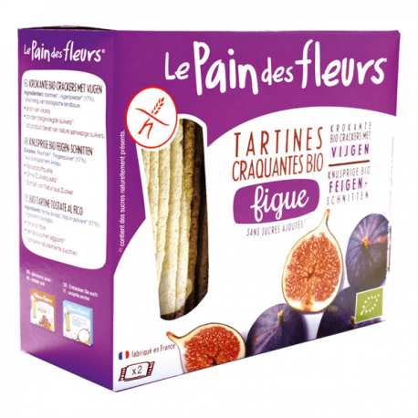 TARTINES CRAQUANTES FIGUE 150G LE PAIN DES FLEURS dans votre magasin bio en ligne Etiketbio.eu TARTINES CRAQUANTES FIGUE 150G LE PAIN DES FLEURS dans votre magasin bio en ligne Etiketbio.eu