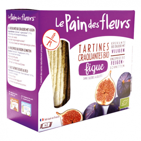 TARTINES CRAQUANTES FIGUE 150G | LE PAIN DES FLEURS | Acheter sur E...