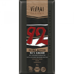 CHOCOLAT NOIR PANAMA 92% 80G | VIVANI | Acheter sur EtiketBio.eu