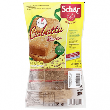 CIABATTA RUSTICA 200G SCHAR dans votre magasin bio en ligne Etiketbio.eu CIABATTA RUSTICA 200G SCHAR dans votre magasin bio en ligne Etiketbio.eu