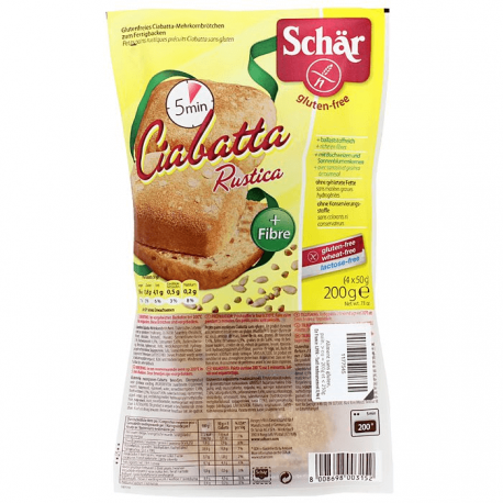 CIABATTA RUSTICA 200G | SCHAR | Acheter sur EtiketBio.eu