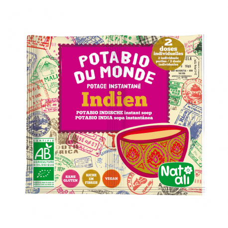 Potabio indien 2x8.5g Natali  dans votre magasin bio en ligne Etiketbio.eu