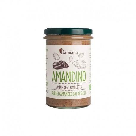 PUREE D'AMANDES COMPLETES 275G | DAMIANO | Acheter sur EtiketBio.eu