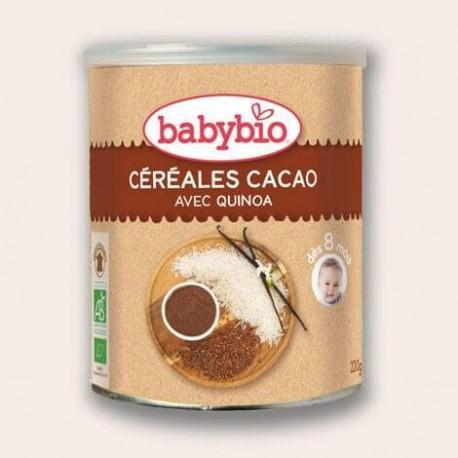CEREALES CACAO DES 8 MOIS 220G | BABYBIO | Acheter sur EtiketBio.eu