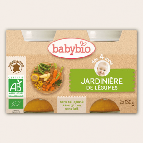 JARDINIERE DE LEGUMES 2X130G JARDINIERE DE LEGUMES 2X130G
