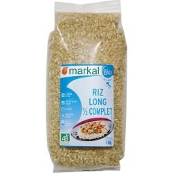 RIZ LONG 1/2 COMPLET 1KG Markal  dans votre magasin bio en ligne Etiketbio.eu