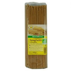 Spaghetti complets 500g Bonneterre  dans votre magasin bio en ligne Etiketbio.eu