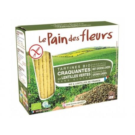 TARTINES CRAQUANTES LENTILLES VERTES 150G LE PAIN DES FLEURS dans votre magasin bio en ligne Etiketbio.eu TARTINES CRAQUANTES LENTILLES VERTES 150G LE PAIN DES FLEURS dans votre magasin bio en ligne Etiketbio.eu