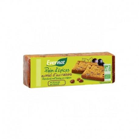 PAIN D'EPICES AU MIEL ET RAISINS 300G EVERNAT dans votre magasin bio en ligne Etiketbio.eu PAIN D'EPICES AU MIEL ET RAISINS 300G EVERNAT dans votre magasin bio en ligne Etiketbio.eu