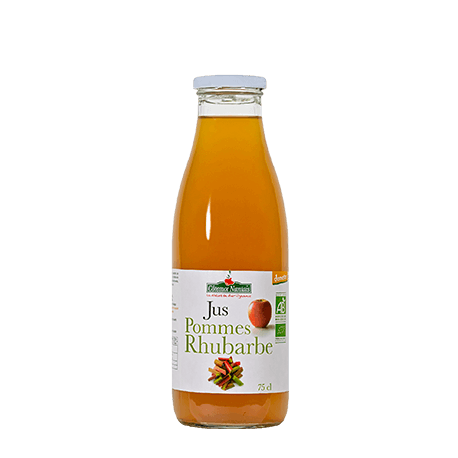 JUS POMME RHUBARBE 75CL JUS POMME RHUBARBE 75CL