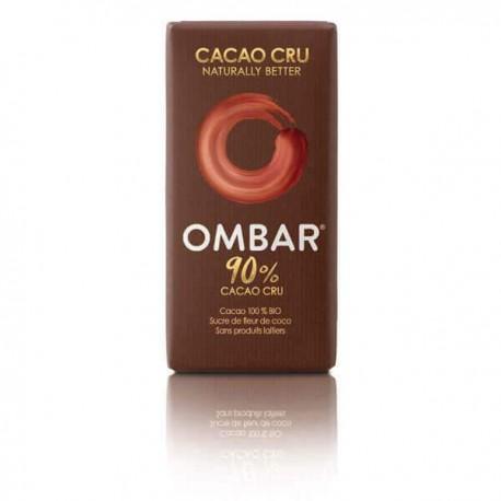 CHOCOLAT CRU VEGAN 90% CACAO 35G | OMBAR | Acheter sur EtiketBio.eu