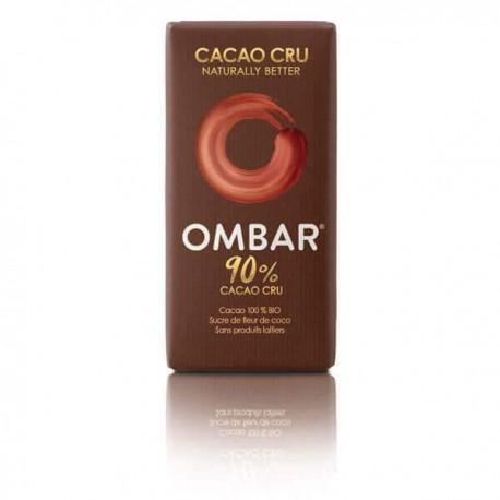 Chocolat cru vegan 90% cacao 35g Ombar  dans votre magasin bio en ligne Etiketbio.eu