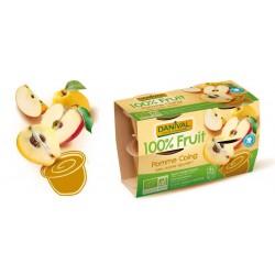 Dessert de fruits pomme coing 100% 4x100g Danival dans votre magasin bio en ligne Etiketbio.eu