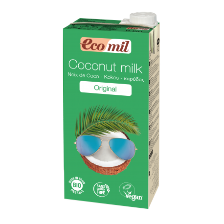 Lait coco au sirop d'agave 1l Ecomil  dans votre magasin bio en ligne Etiketbio.eu Lait coco au sirop d'agave 1l Ecomil  dans votre magasin bio en ligne Etiketbio.eu
