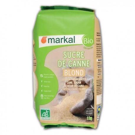 SUCRE BLOND DE CANNE 1KG | MARKAL | Acheter sur EtiketBio.eu