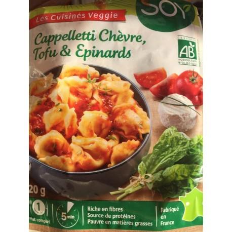 CAPPELLETTI EPINARDS TOFU CHEVRE 250G CAPPELLETTI EPINARDS TOFU CHEVRE 250G