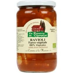 Ravioli recette vegetale 650g RESERVE DE CHAMPLAT  dans votre magasin bio en ligne Etiketbio.eu