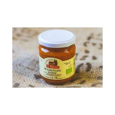 Sauce bolognaise boeuf 200g RESERVE DE CHAMPLAT dans votre magasin bio en ligne Etiketbio.eu Sauce bolognaise boeuf 200g RESERVE DE CHAMPLAT dans votre magasin bio en ligne Etiketbio.eu