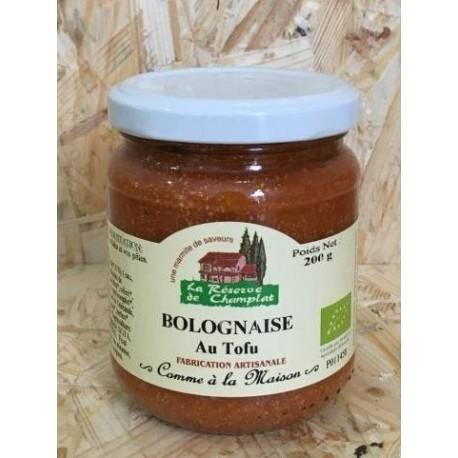 Sauce bolognaise tofu 200g RESERVE DE CHAMPLAT  dans votre magasin bio en ligne Etiketbio.eu