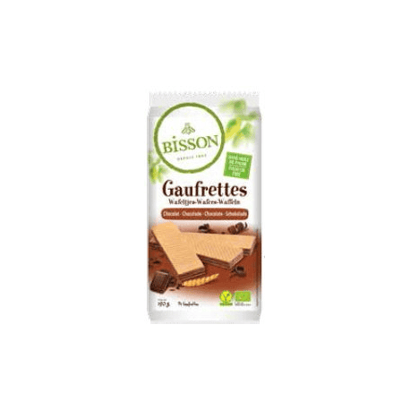 GAUFRETTES CHOCOLAT (190G) BISSON Bisson  dans votre magasin bio en ligne Etiketbio.eu