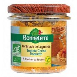 Tartinades de tomate cerise roquette 135g Bonneterre  dans votre magasin bio en ligne Etiketbio.eu