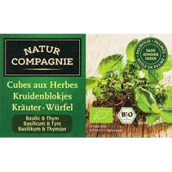 CUBES BASILIC THYM 80G | NATURE COMPAGNIE | Acheter sur EtiketBio.eu